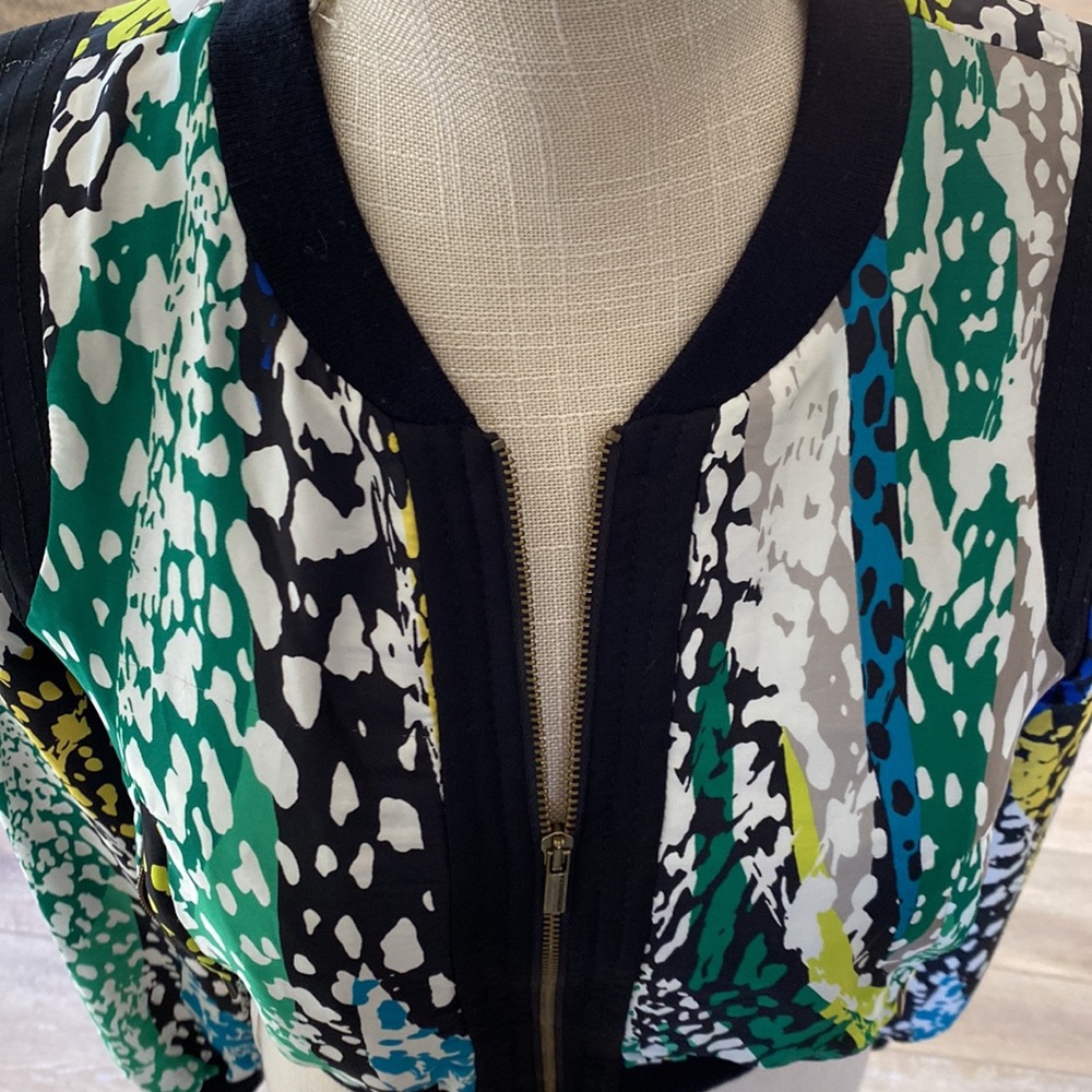 Bcbgmaxazria Multicolor Patterned Jacket - image 3